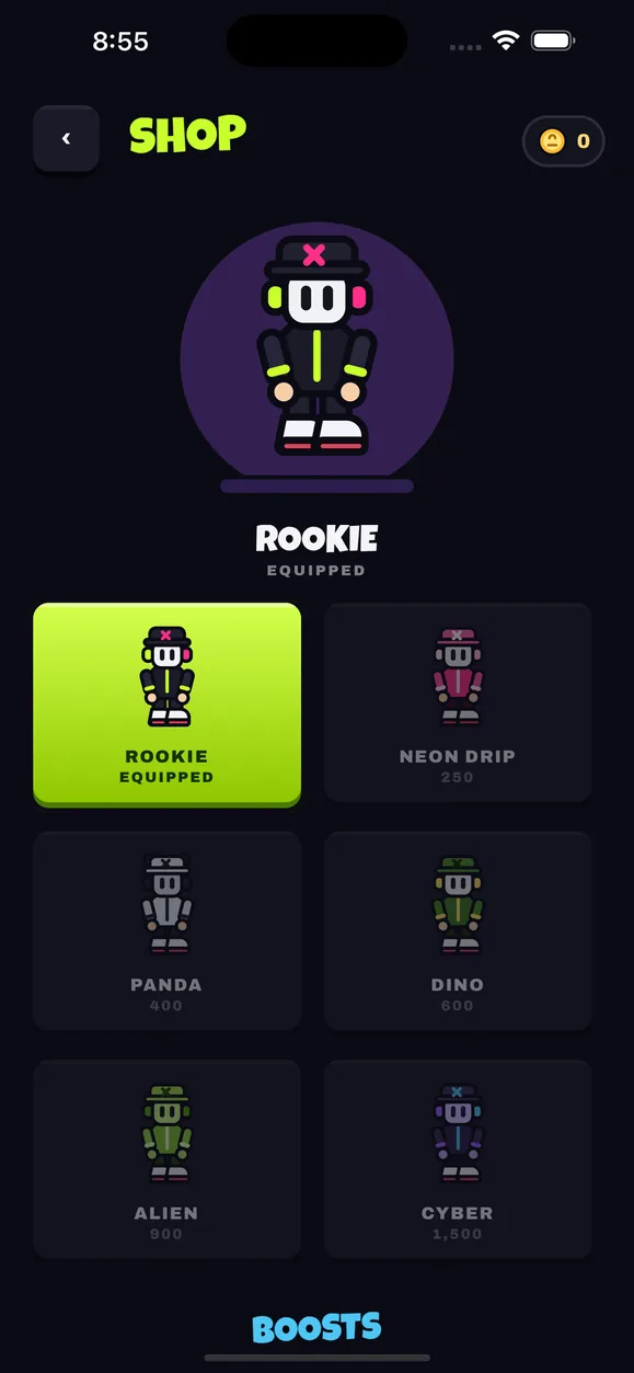 Ledgend — Character shop